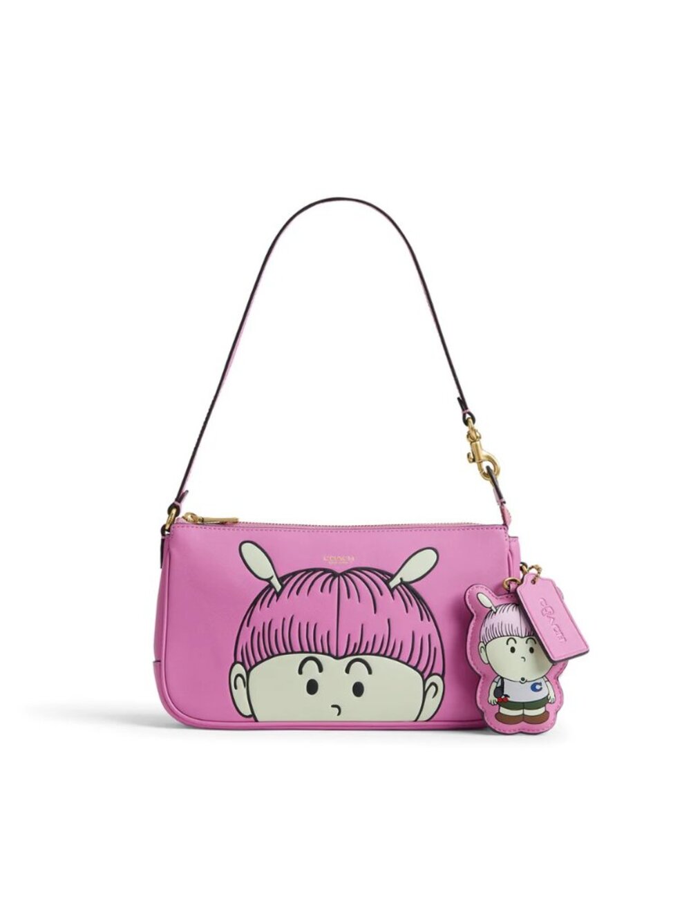 Brain Dead x Coach Xerx Alien Print Plaza Bag with Charm - Pink Multi